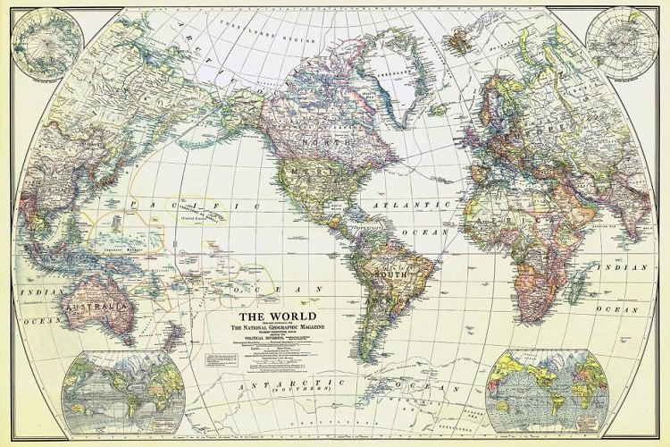 Types of maps in cartography